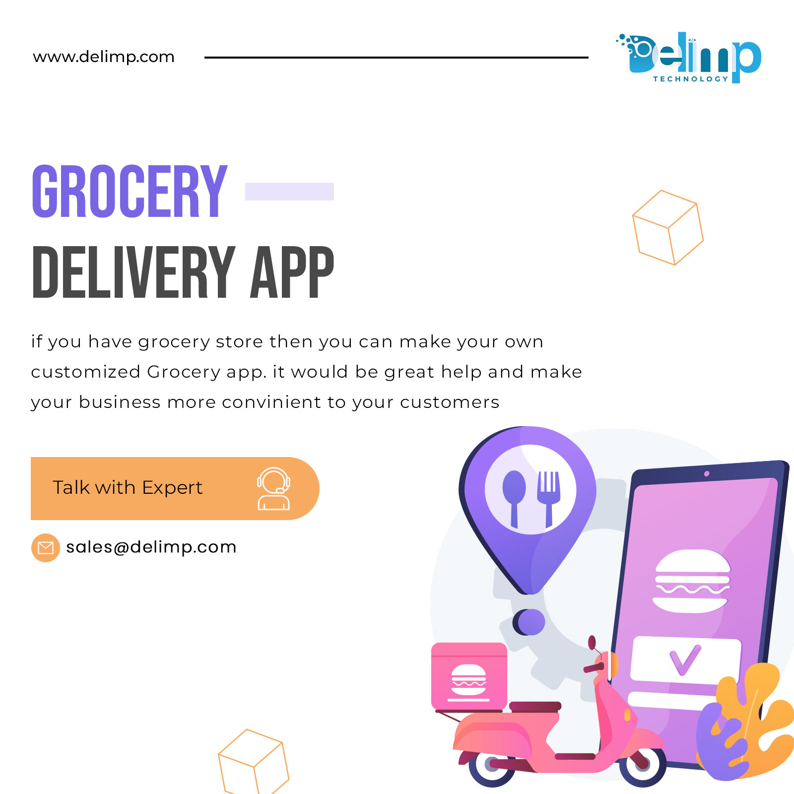 Grocery delivery app